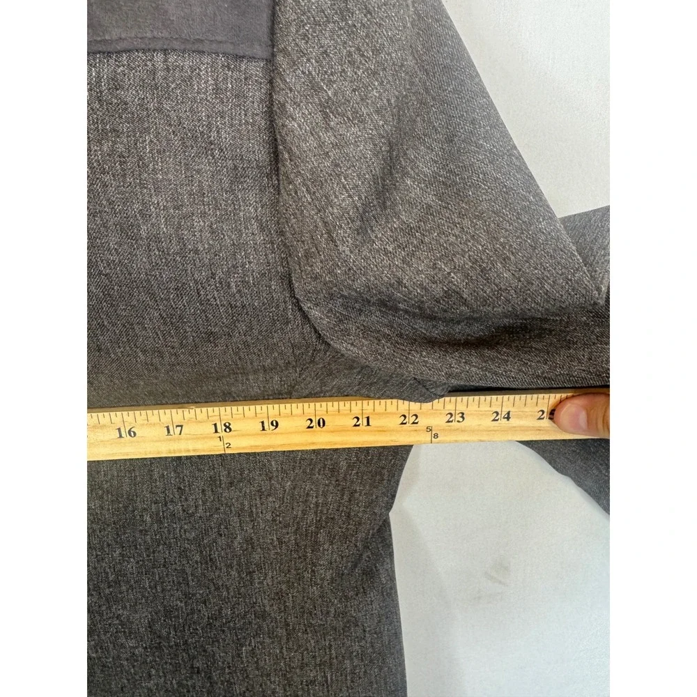 Circle S Mens Western Blazer Charcoal Brown Suede Yoke Sport Coat 44S Short USA
